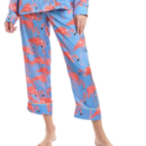 Karen Mabon flamingo pajama pants - Picture 1 of 1
